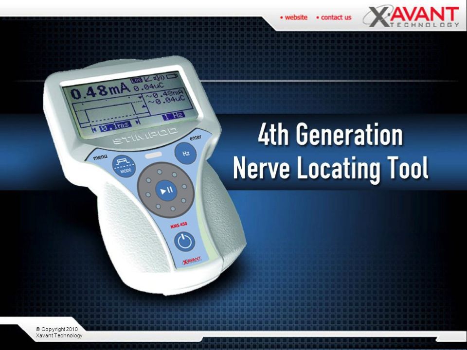 Stimpod NMS410 - Nerve Mapping and Locating, Xavant Technology