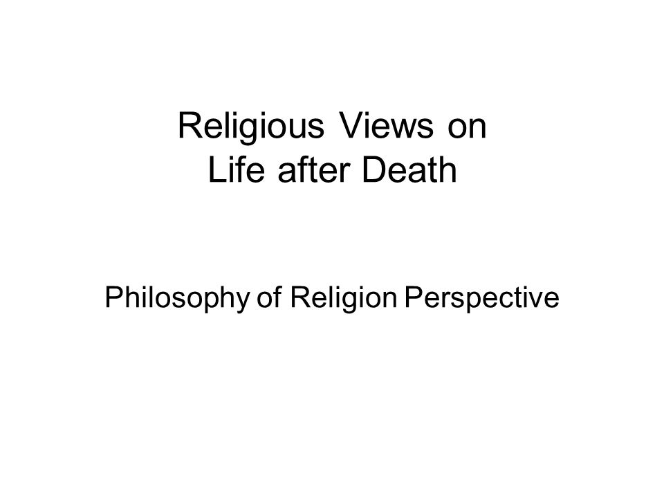 Реферат: Philosophy Ancient Believes On Life After Death