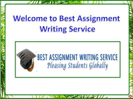 Welcome to Best Assignment
