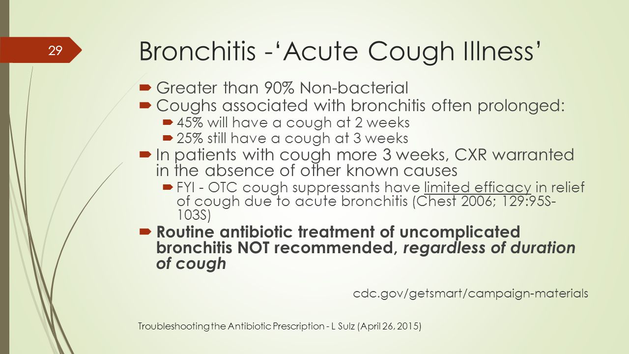 Troubleshooting the Antibiotic Prescription - ppt download