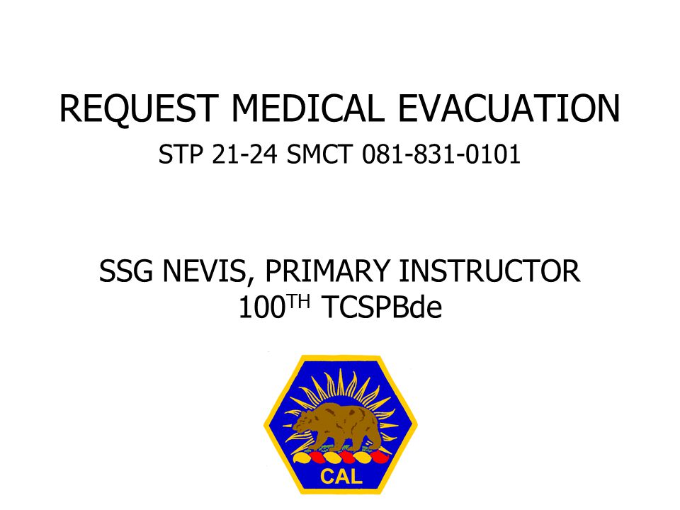 GTA 08-01-004 Medavac Evacuation Card laminted two-sided 