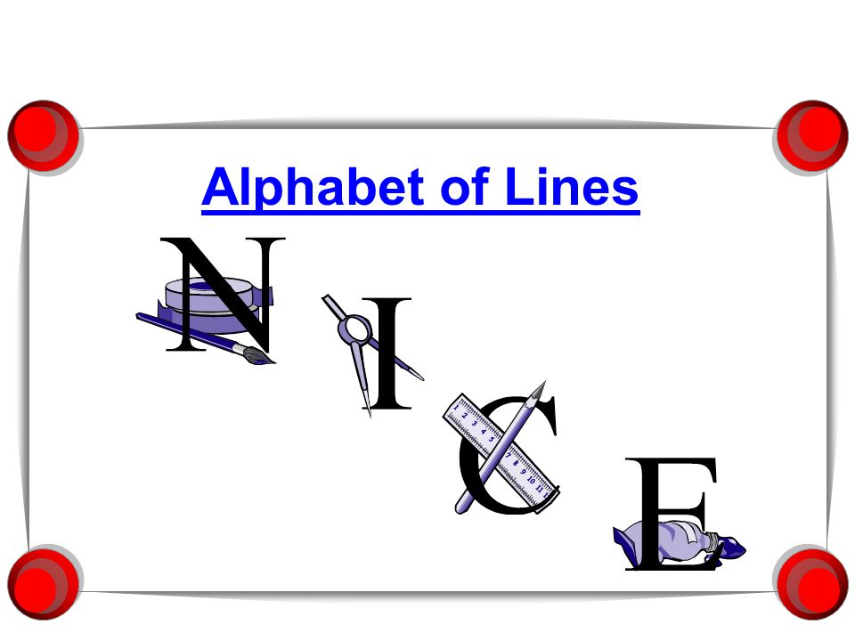 Alphabet of Lines. - ppt video online download