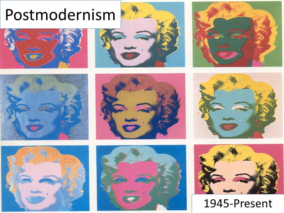 What is postmodern 1945 to present?