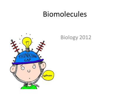 Biomolecules Biology Carbohydrates 4 Kcal/g.