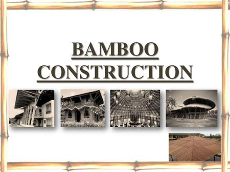 Bamboo Roofing Sheets.