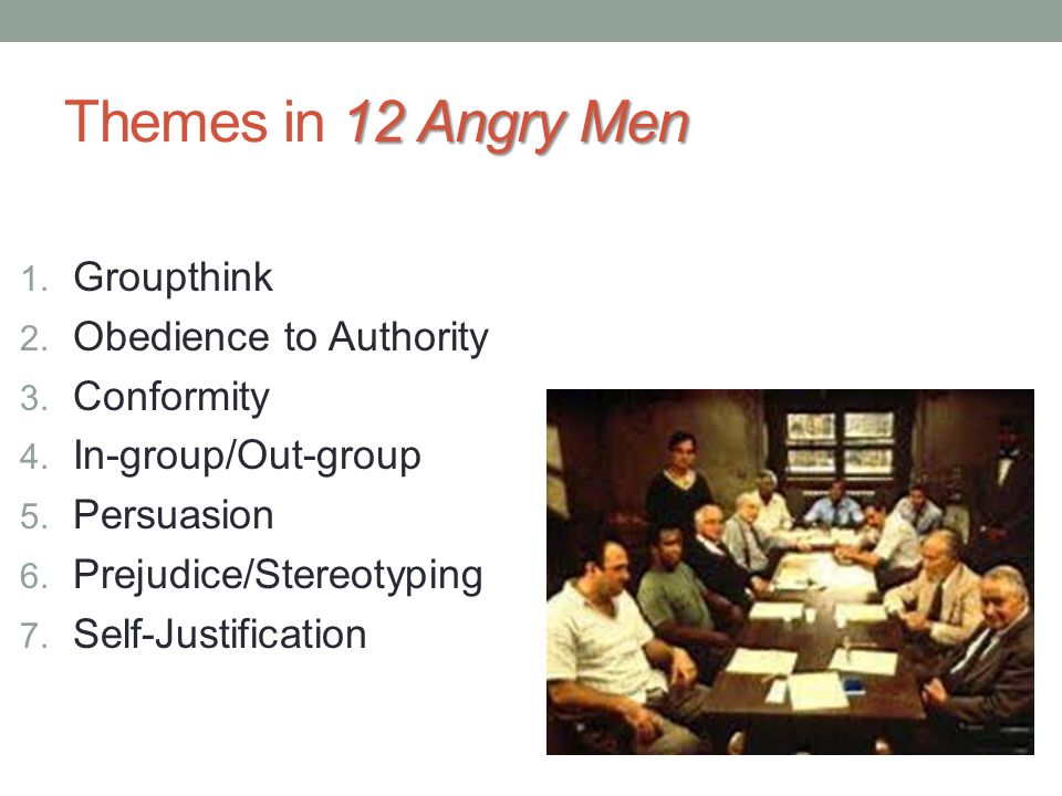 12 angry men group dynamics