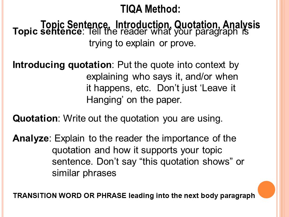 how to use a quote in an introduction paragraph