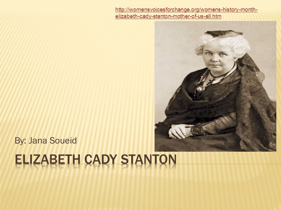 elizabeth cady stanton educational background clipart