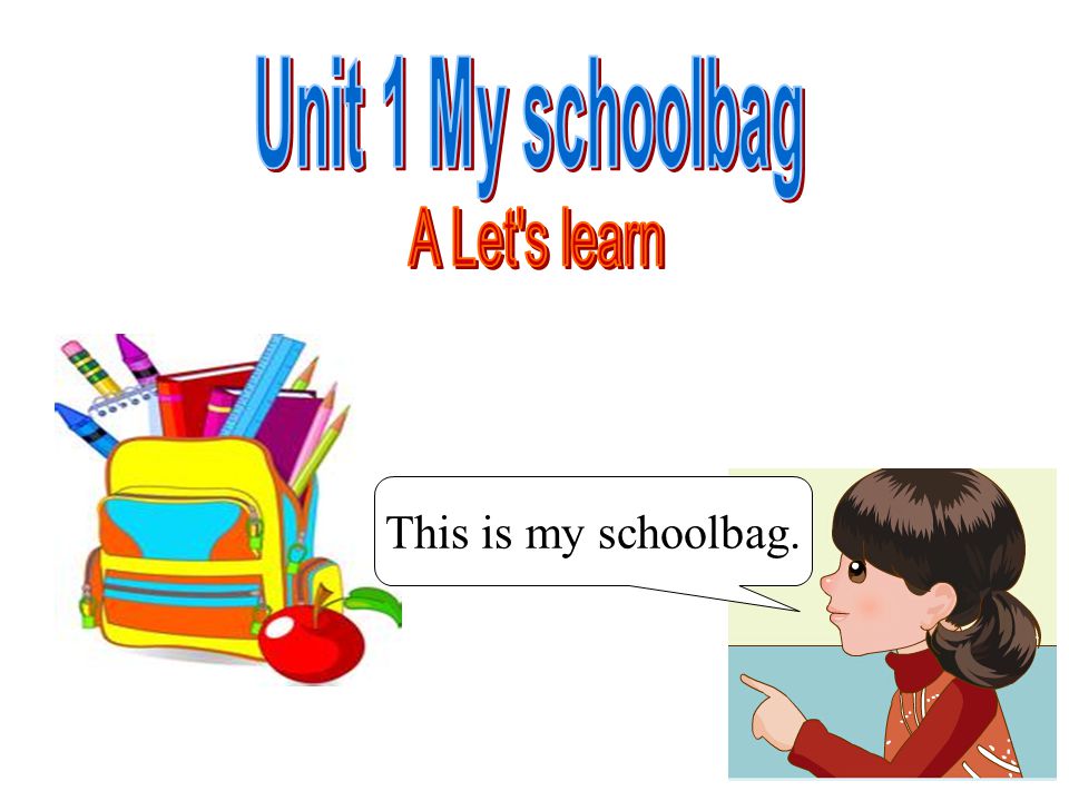 PROJECT 1 IN 3RD YEAR MY SCHOOL BAG  Supersimpleenglishs Blog