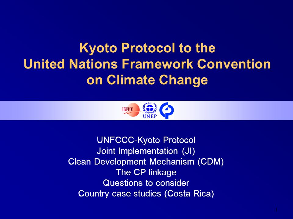 UNFCCC-Kyoto Protocol Joint Implementation (JI) - ppt download