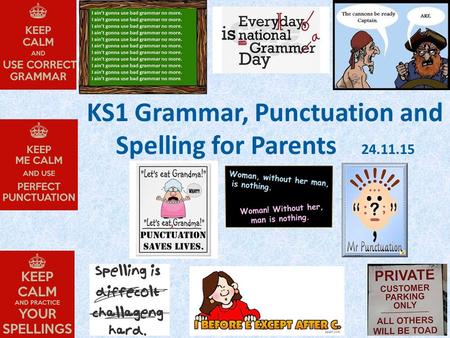 KS1 Grammar, Punctuation and Spelling for Parents