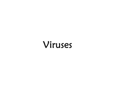 Viruses. How Do Viruses Differ From Living Organisms? Viruses are not living organisms because they are incapable of carrying out all life processes.