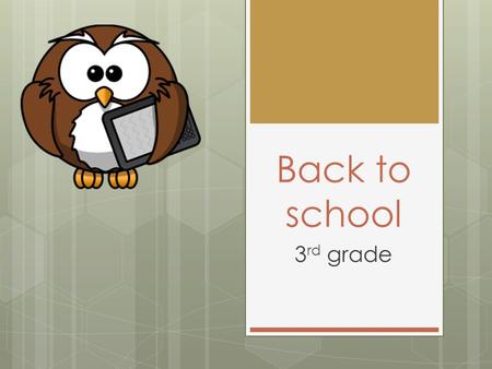 Back to school 3 rd grade. Welcome  Introductions  Mr. Sanchez  I have thought kinder,1 st, 3 rd, 4 th, and 5 th  I Graduated from Biola and Grand.