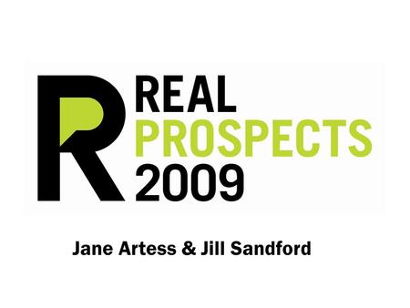 Jane Artess & Jill Sandford. the promise ? delivering.