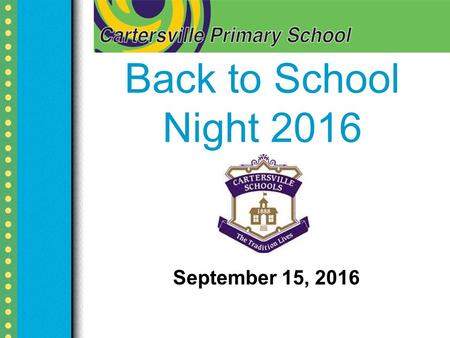Back to School Night 2016 September 15, Curriculum CPS Curriculum –Standards Based Classroom –Workshop Model – Reading, Writing, Math –Explicit.