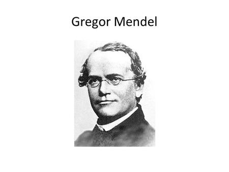 Gregor Mendel. Trait: – A specific characteristic that varies from one individual to another.