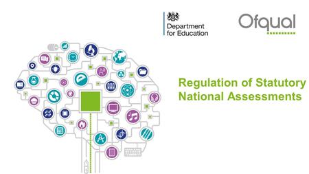 Regulation of Statutory National Assessments l. Contents ■Ofqual Responsibilities ■Regulation at GCSE ■The Regulatory Framework □Statutory Objectives.