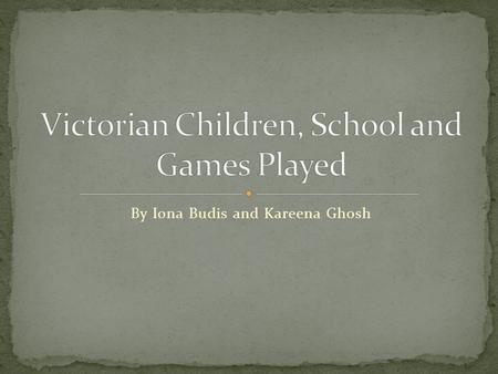 By Iona Budis and Kareena Ghosh. In the Victorian times before the Ragged School came, you had to pay to go to school. This often meant that poor children.
