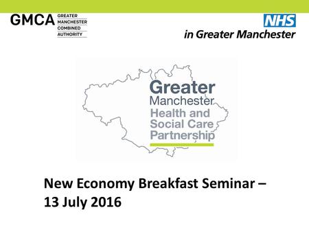 New Economy Breakfast Seminar – 13 July What Has Changed?