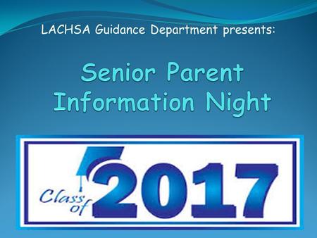 LACHSA Guidance Department presents:. New Website