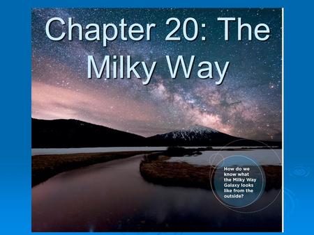 Chapter 20: The Milky Way. William Herschel’s map of the Milky Way based on star counts In the early 1800’s William Herschel, the man who discovered the.