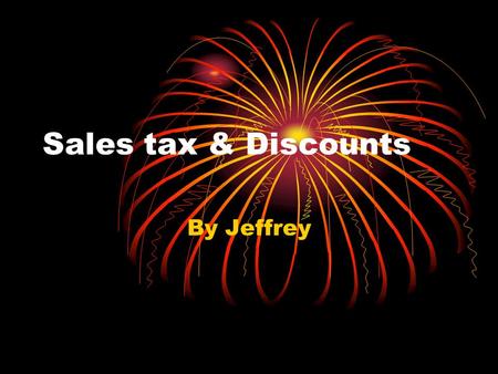 Sales tax & Discounts By Jeffrey I'm going to buy a i pod touch I went to www. Wal-Mart.com It cost $