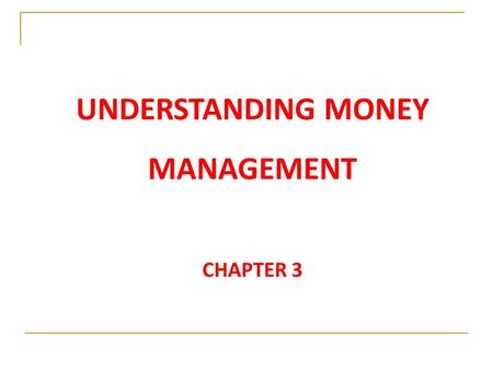 UNDERSTANDING MONEY MANAGEMENT CHAPTER If payments occur more frequently than annual, how do you calculate economic equivalence? 2.If interest period.