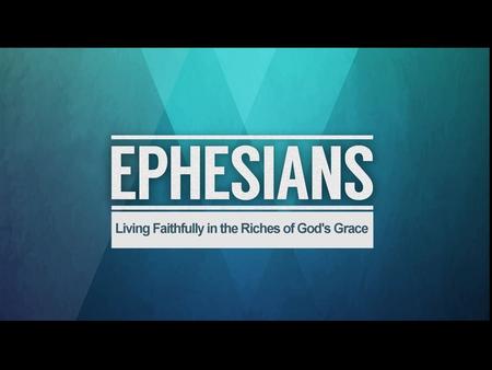 Ephesians 1:1-2 1 Paul, an apostle of Christ Jesus by the will of God, To the saints who are at Ephesus and who are faithful in Christ Jesus: 2 Grace.