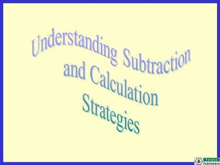 Today we will be learning: to recognise and use patterns in subtraction to use patterns to solve further problems.