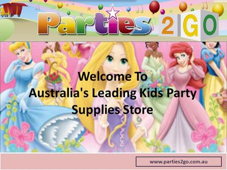 Welcome To Australia's Leading Kids Party Supplies Store