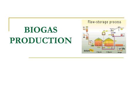 BIOGAS PRODUCTION. Introduction Animal and agricultural wastes constitute a high proportion of biomass and their utilization and recycling is important.