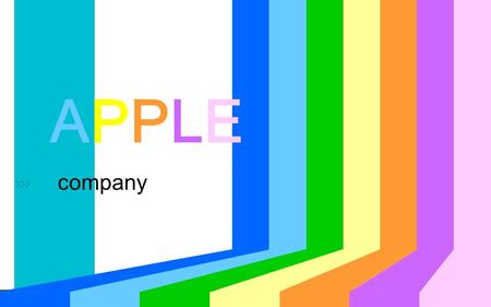 Company APPLE.  Introduction Apple Inc. is an American multinational corporation that designs and sells consumer electronics,