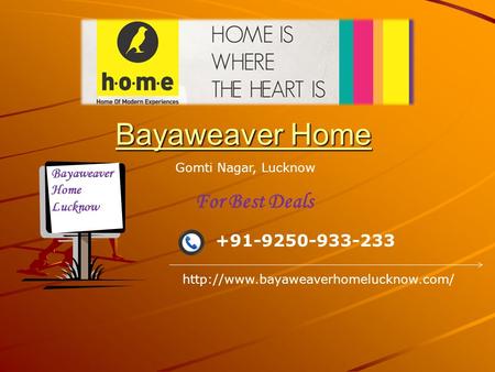 Bayaweaver Home Bayaweaver Home Gomti Nagar, Lucknow For Best Deals Bayaweaver Home Lucknow.