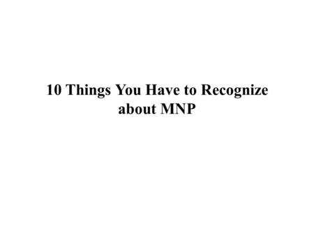 10 Things You Have to Recognize about MNP. Mobile Number Portability (MNP) service can be to be had nationwide from January 20, MNP allows a cellular.