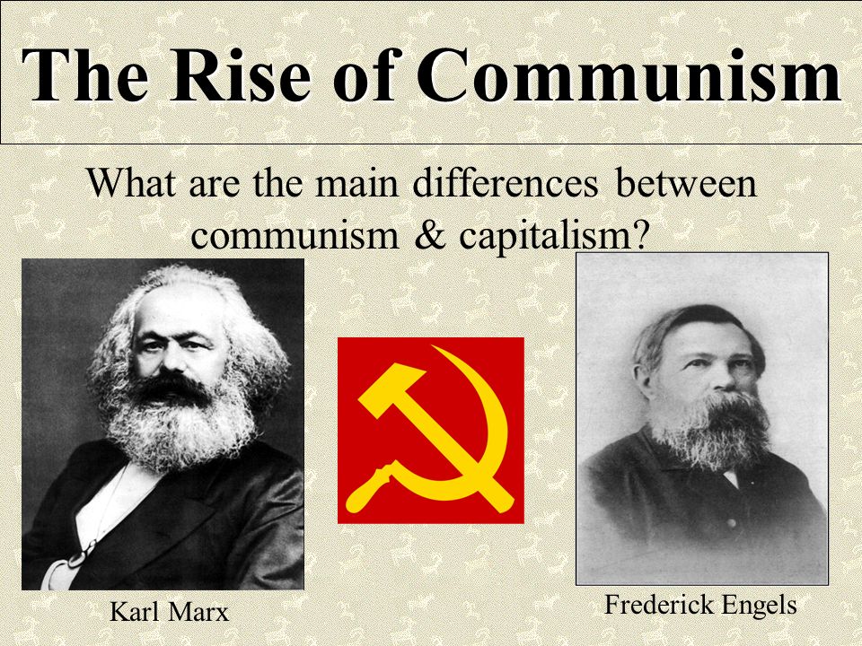 capitalism and communism similarities