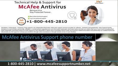 McAfee Antivirus support phone number, customer service, McafeeSupportNumber.net