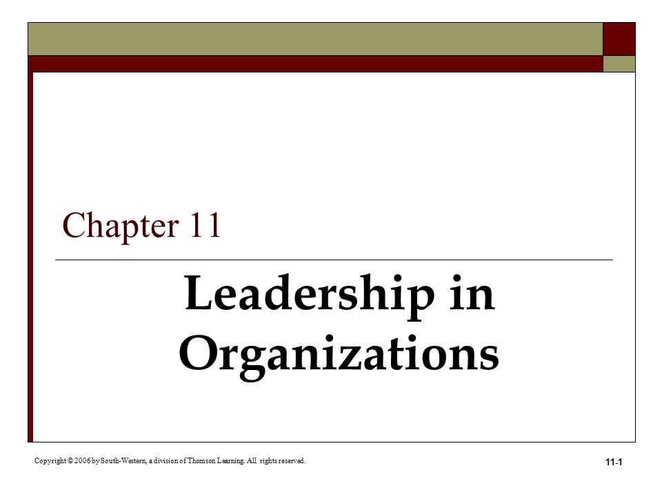 Leadership In Anizations Ppt Video Online Download