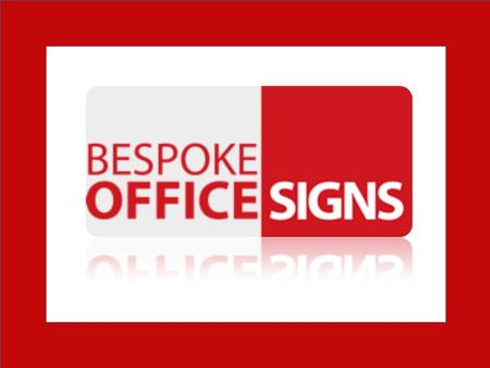 Buy Custom Raised Metal Office Logo & Reception Signage at Bespoke Office Signs in UK	