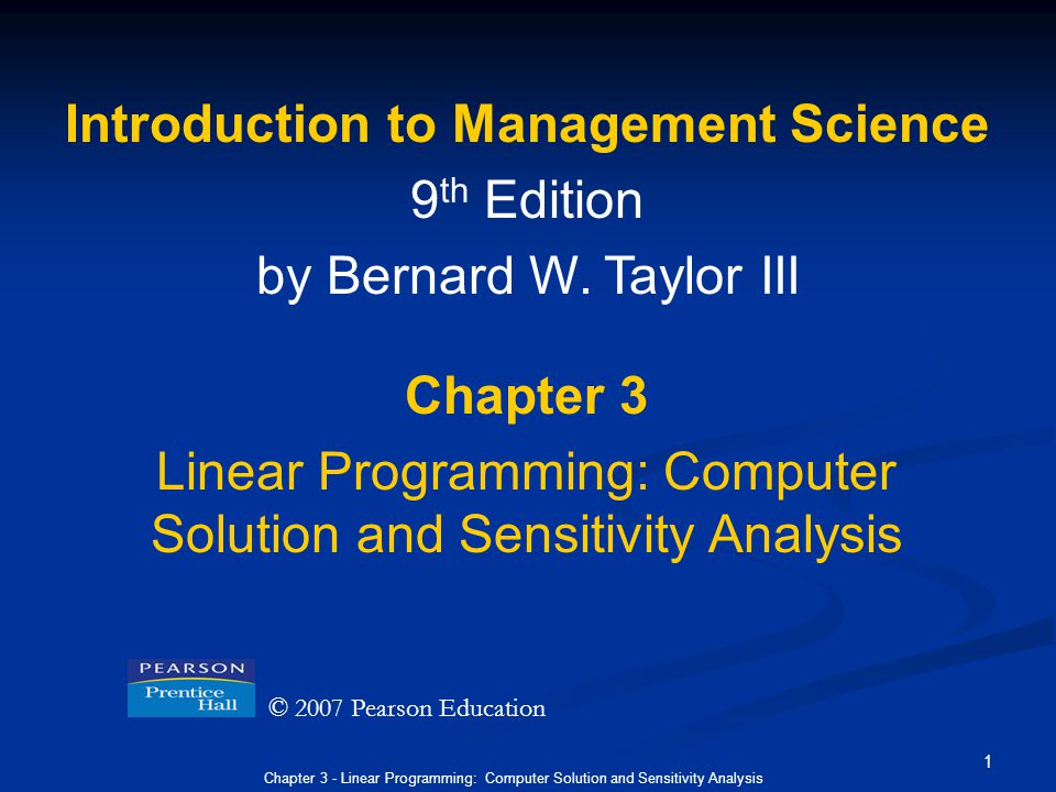 Introduction to Management Science - ppt download