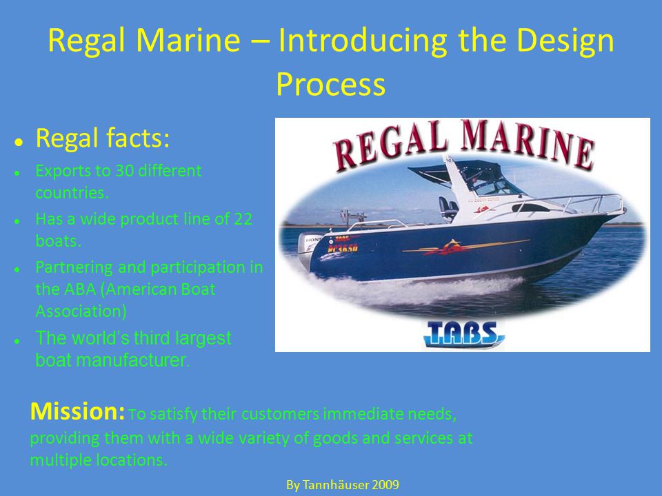Regal Marine – Introducing the Design Process - ppt video online download