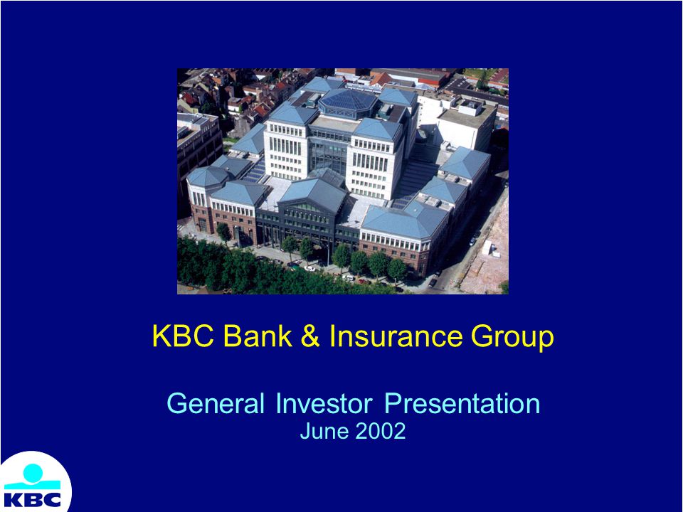 KBC Bank & Insurance Group General Investor Presentation June ppt download