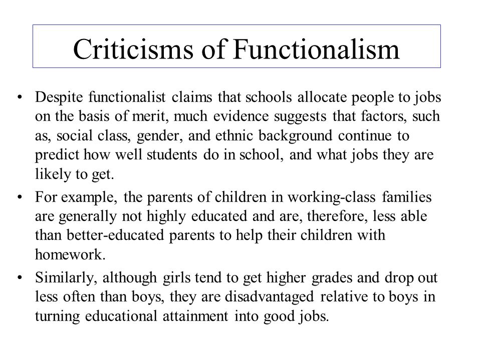 a criticism of functionalism - slubne-suknie.info