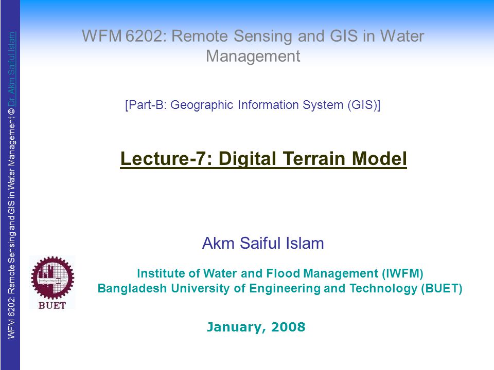 digital terrain model in flood monitoring digital terrain model in flood monitoring