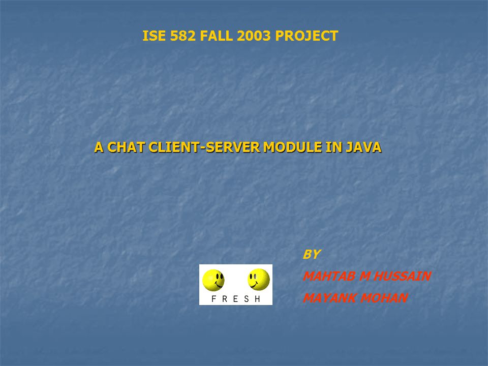 Chat client java A Group