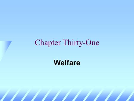 Chapter Thirty-One Welfare Social Choice u Different economic states will be preferred by different individuals. u How can individual preferences be.