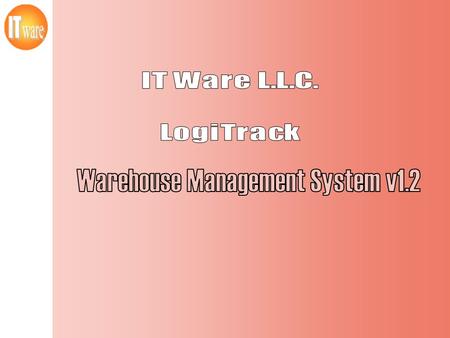 Warehouse Management System v1.2