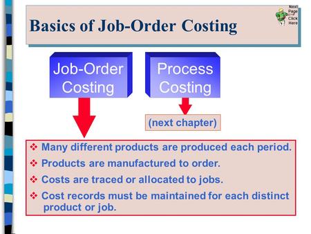 Basics of Job-Order Costing