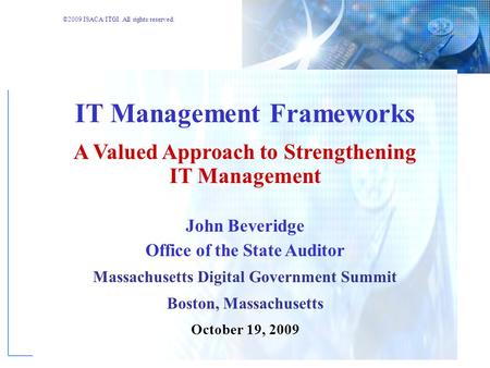 IT Management Frameworks