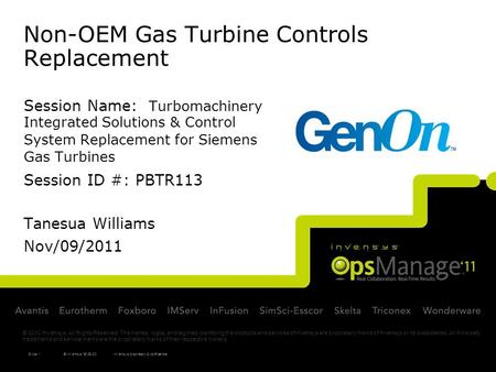Non-OEM Gas Turbine Controls Replacement