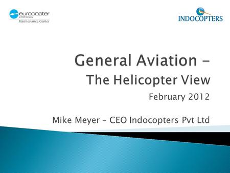 General Aviation - The Helicopter View
